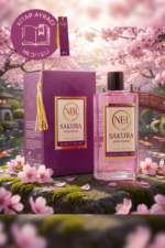 NBI Sakura Kolonya Cam 80° 210 ml - Özel Tasarım Kutulu & Hediyeli - Görsel 2